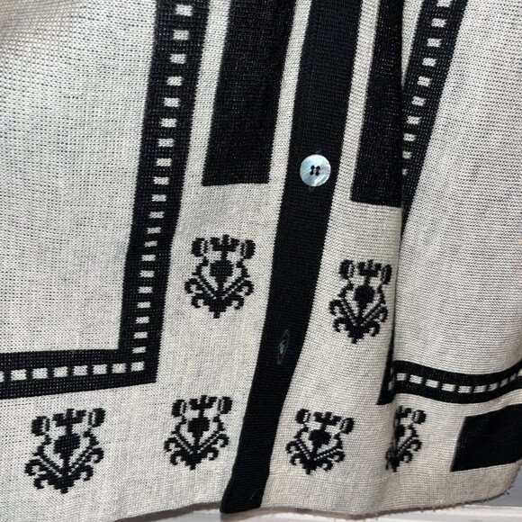 Vintage 60's DA VINCI CALIFORNIA Knit Button Down Disco Rockabilly Style Shirt M - Picture 4 of 11